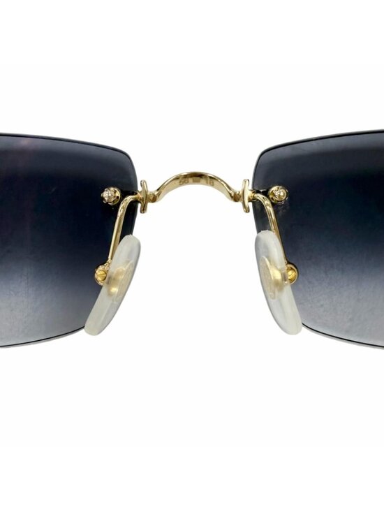 Cartier 001 L 140 Decor C de Cartier Square Rimless Sunglasses Eyewear main image 11